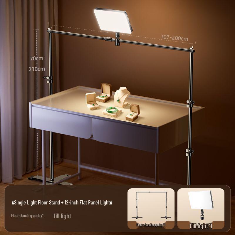 Broadcast Fill Light: LED Desktop Top Light for Live Room Photography and Professional Lighting