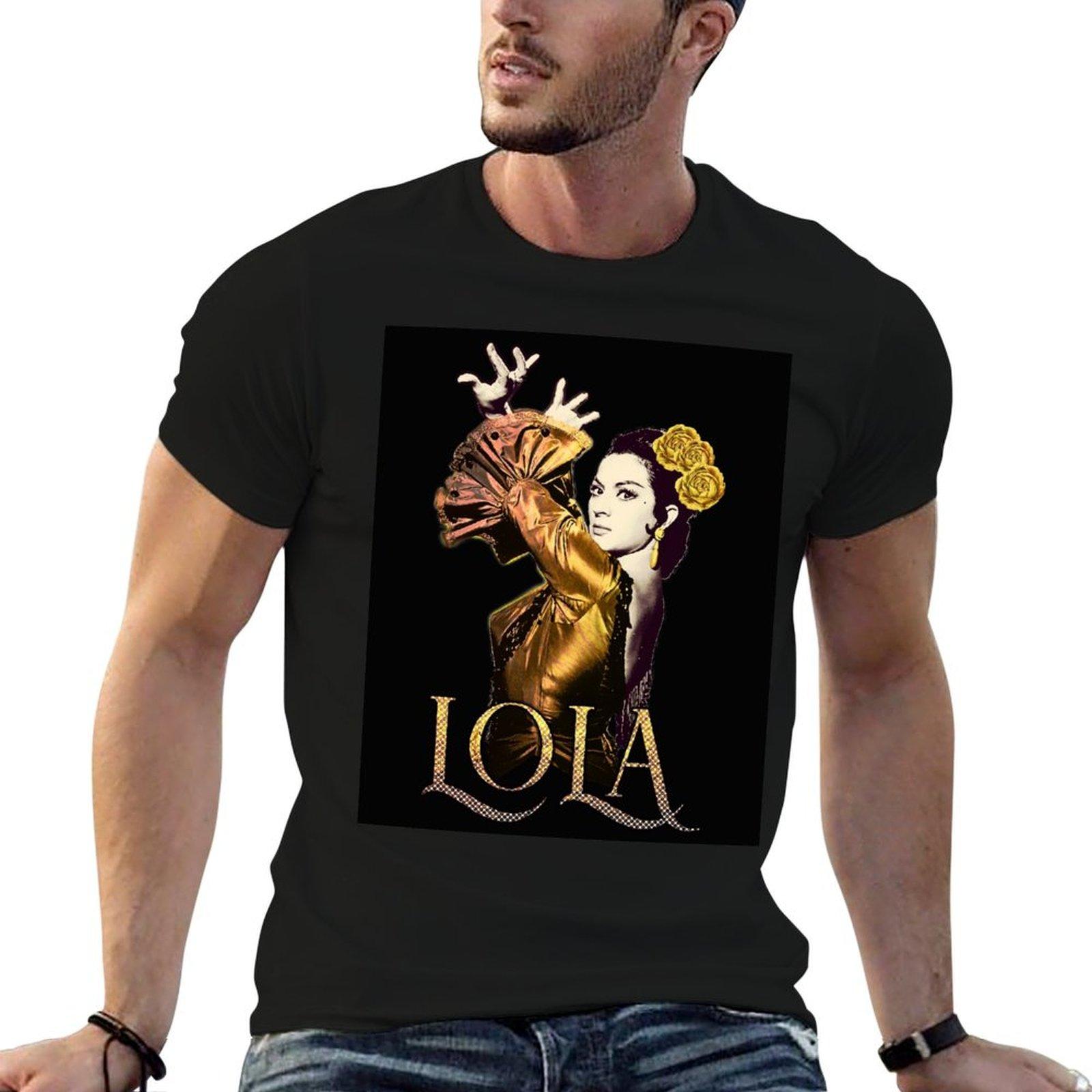 Lola Flores La Faraona Gold Dress T-Shirt t shirt custom print anime tshirt T-Shirt S