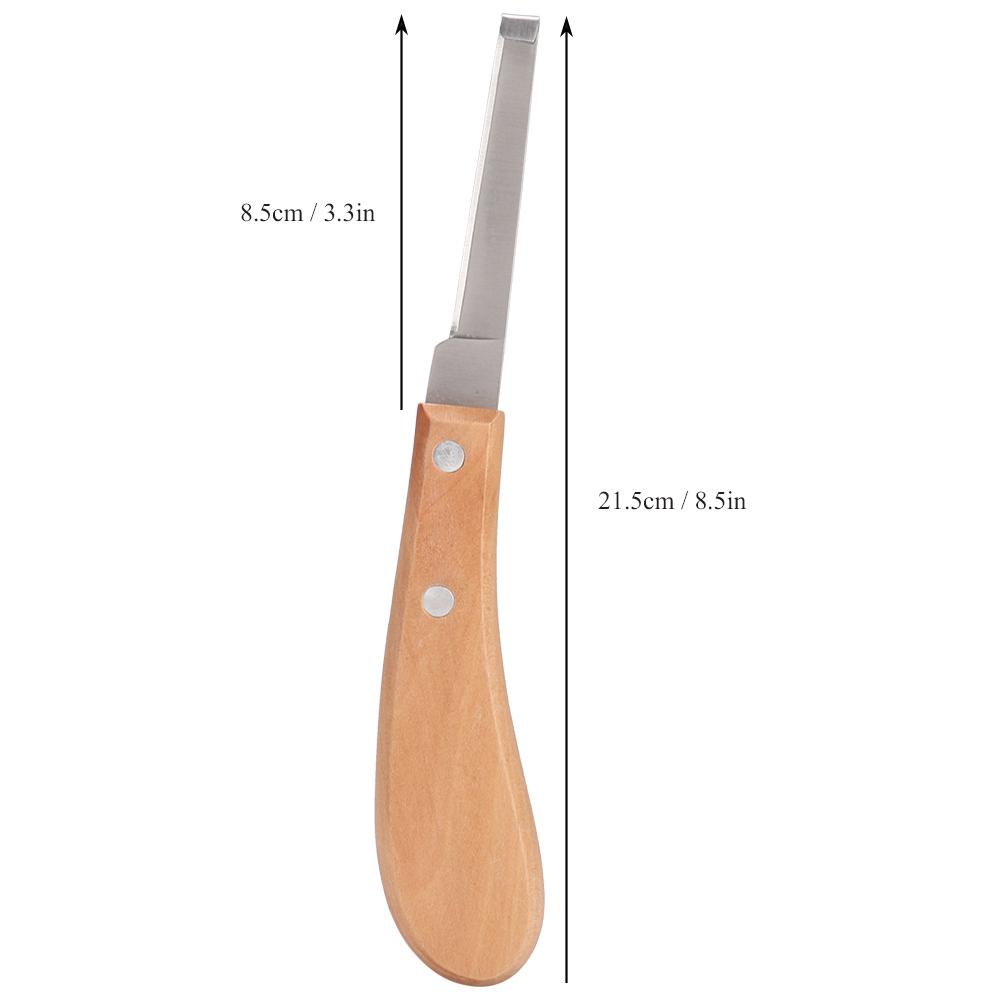 Cattle Hoof Knife Straight Blade Shape Carbon Steel Hoof Knife Trimming Tool for Cattle Horse Use Horse Hoof Knife Hoof Trimming