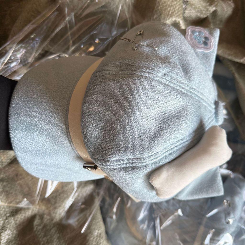 Y2k Cat Ear Beret Hat Soft Cute Anime Style For Casual Wear