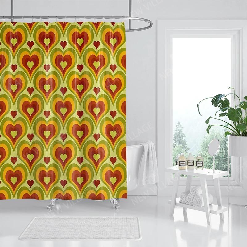 Waterproof Fabric Shower Curtains Bathroom Curtain Accessories Bath Curtain for Shower 180x200 240*200 Boho Decoration Abstract