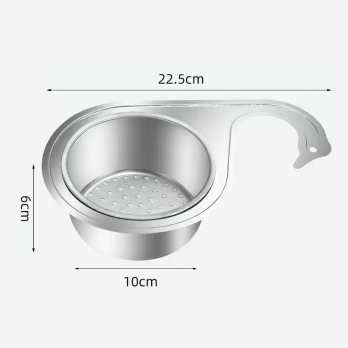 

Специальная корзина для сушки над кухонной мойкой из нержавеющей стали в виде лебедя, подвесная сушилка для раковины, фильтр для разделения сухого и мокрого, сетка для мусора