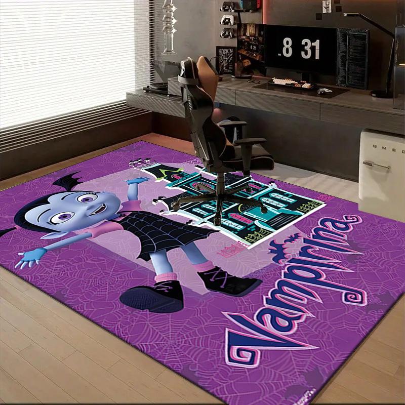 1PC Vampirina  Rug for Livingroom,Bedroom, Palyroom, Chair Rug, Area rug, Game Carpet, Large Size Rug Fan Christmas gift