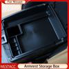 Car Central Storage Arm Rest  Armrest Storage Box for Nissan X-trail T32 Rogue 2014- Glove Tray Case Container