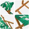 Reclining Chair 4 pcs 3 Position Solid Eucalyptus Wood