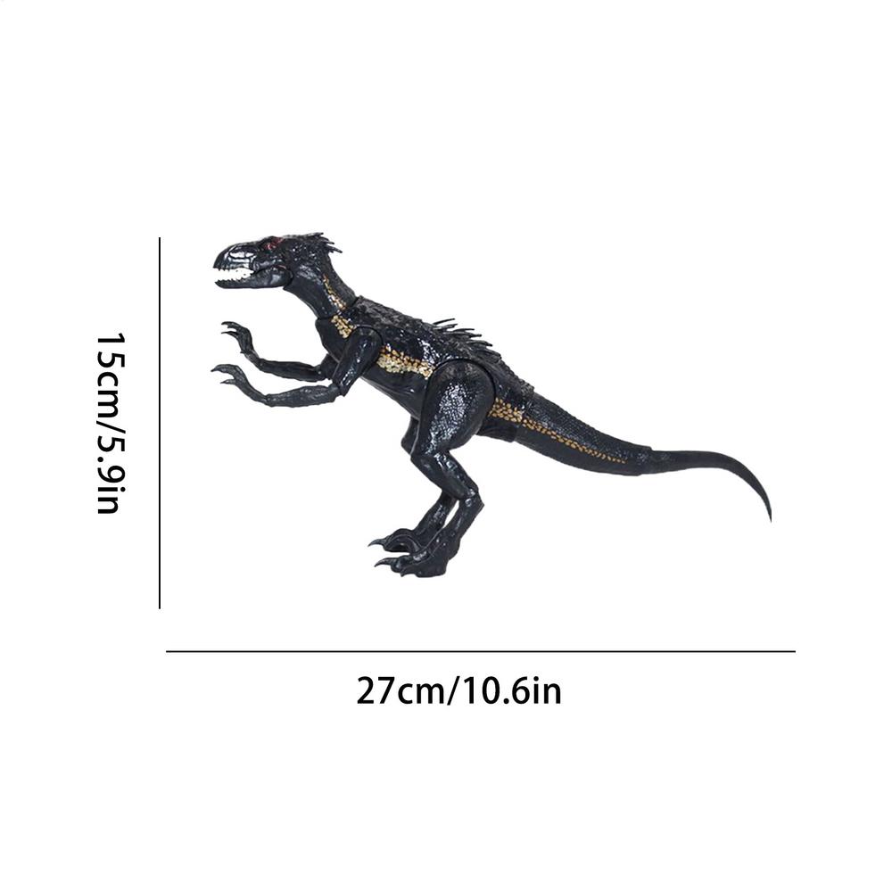 

Dinosaur Figurines Realistic Action Velociraptor Statue Realistic Animal Model for Kids Boys Collection Display Birthday чёрный