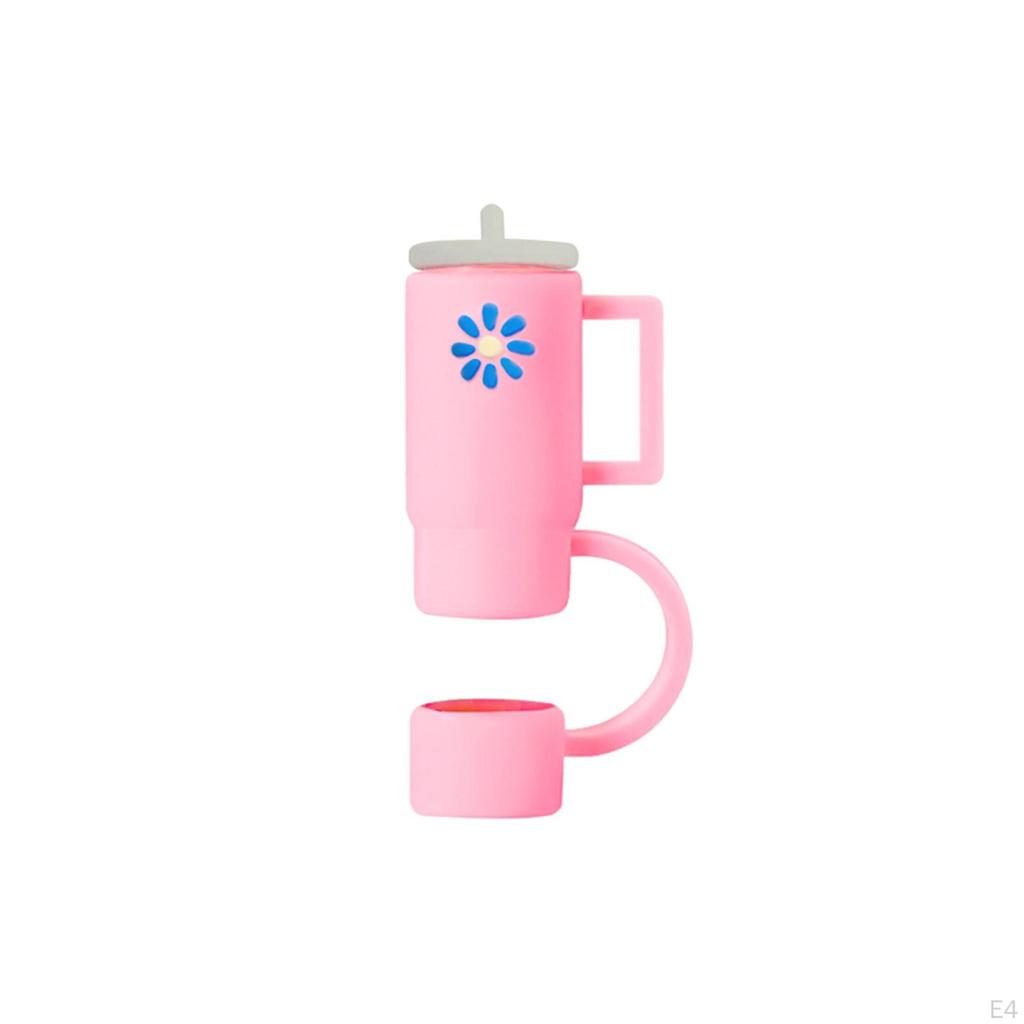 10-Pack Reusable Silicone Straw Sleeves - Secure Fit for 10mm Straws