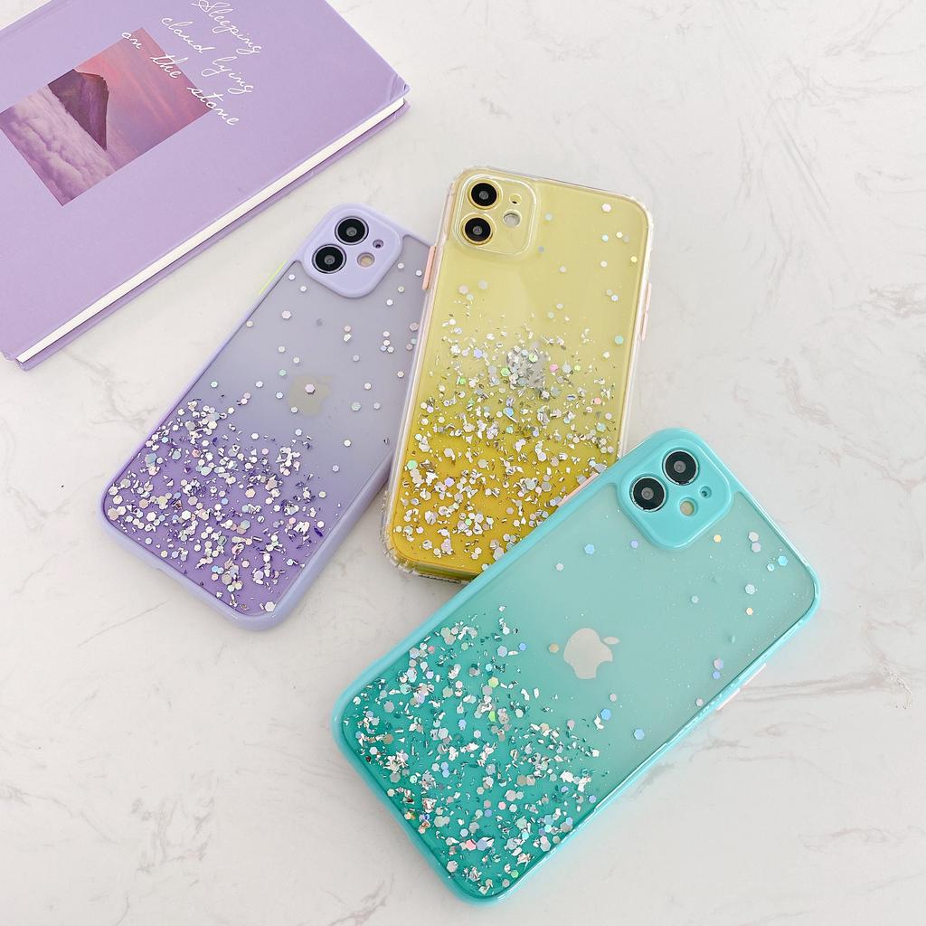 Buy Shining Glitter Phone Case For Iphone 11 Pro Max X Xs Xr Xsmax X 7 8 Plus 11pro Camera Protection Clear Cover For Iphone Se At Affordable Prices Free