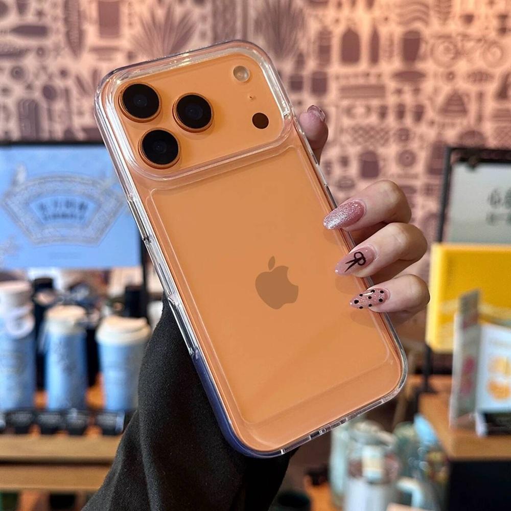 Luxury Clear Hard Acrylic Phone Case For iPhone 17 Air 16 15 14 13 12 11 Pro Max XS XR X Plus Soft Shockproof Bumper Cover