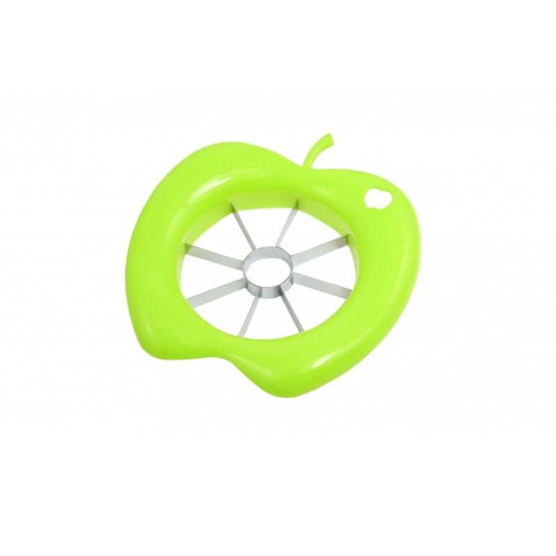 Apple Slicer 6 Slices Green Fruit Cutter for Apple, Pear etc Kitchen Tool Quick Even Cuts Core Remover Easy Clean Household Fruit Slicer