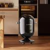 Bidone con Ruote da 15 Litri con Pulsante, Elegante e Versatile, per Camera da Letto Cucina