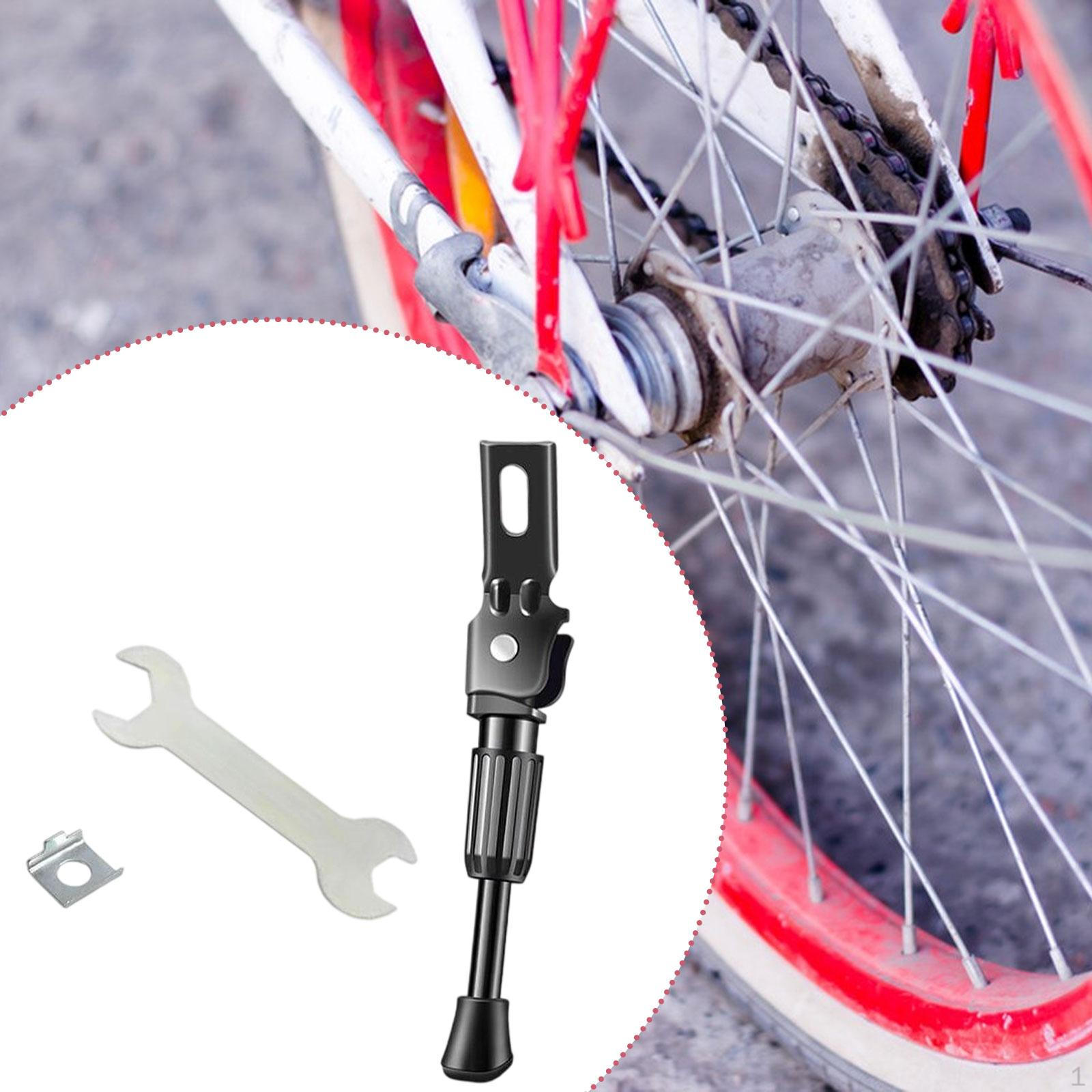 

Подножка для велосипеда, детский держатель для подножки велосипеда, сменный, нескользящий, крепление сзади, утюг для улицы 16 in чёрный