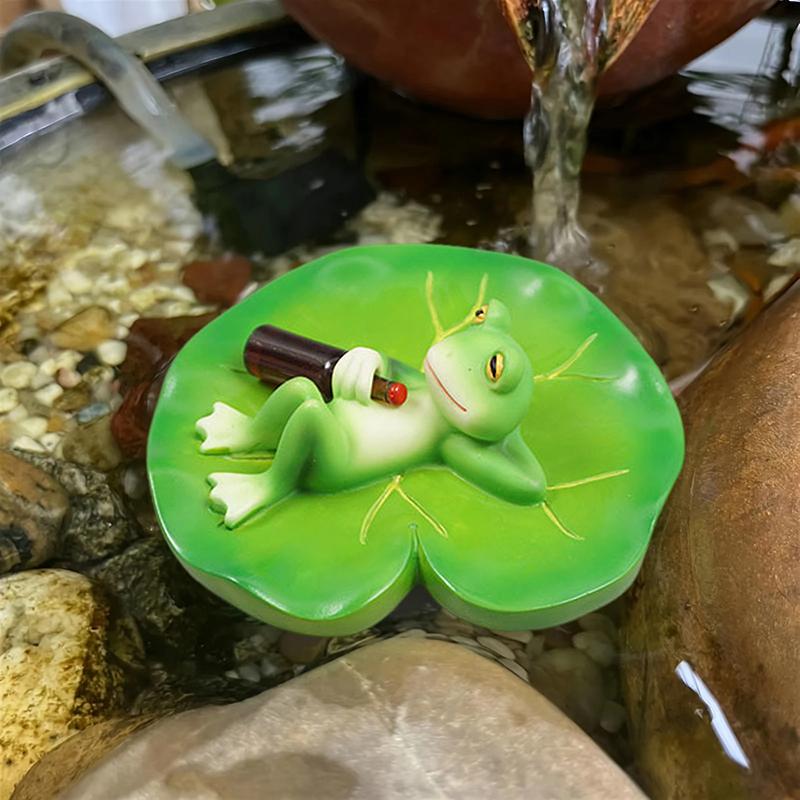 Resin Frogs | Resin Frog Garden Statues,Cute Realistic Ornament Decorations Lightweight Design For Bookshelf Garden Outdoor