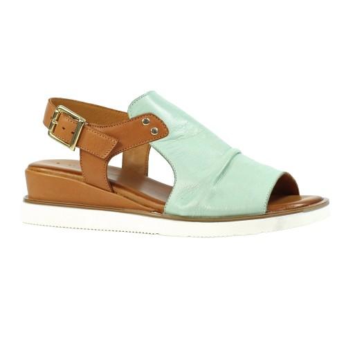 Lunar Womens/Ladies Steffi Leather Wedge Sandals