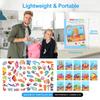 Kids Intelligent 3D Jigsaw Toys Magnetic Puzzle Book Brain Training Games Educational Montessori Toys for Kids Gifts Xmas Toys