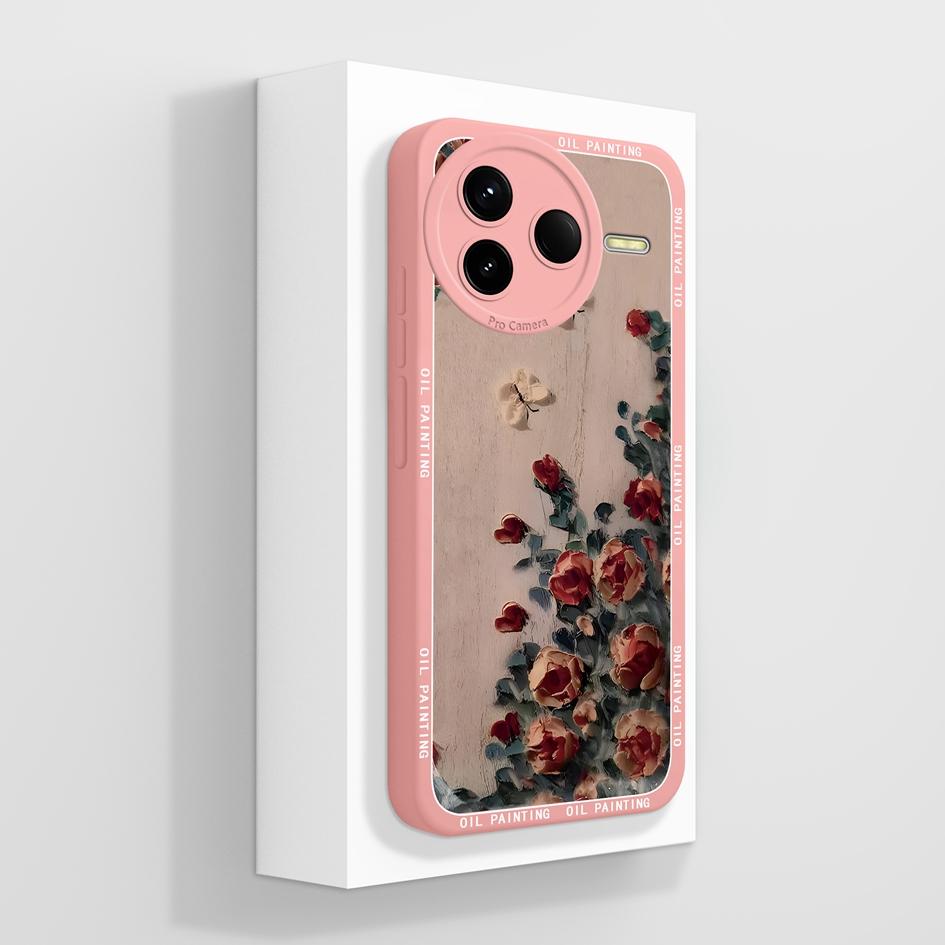 For Redmi K80 K30 K30i K30S K40 K40S K50 K60 K60E K70 K70E Pro Gaming Ultra Turbo 3 4 Case Pretty Flower Soft Silicone Shockproof Shell For Redmi Capa