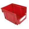 Parts Storage Box Plastic Hangable Stackable Storage Tray for Candy Hardware Craft Supplies 276 X 213 X 178mm Red