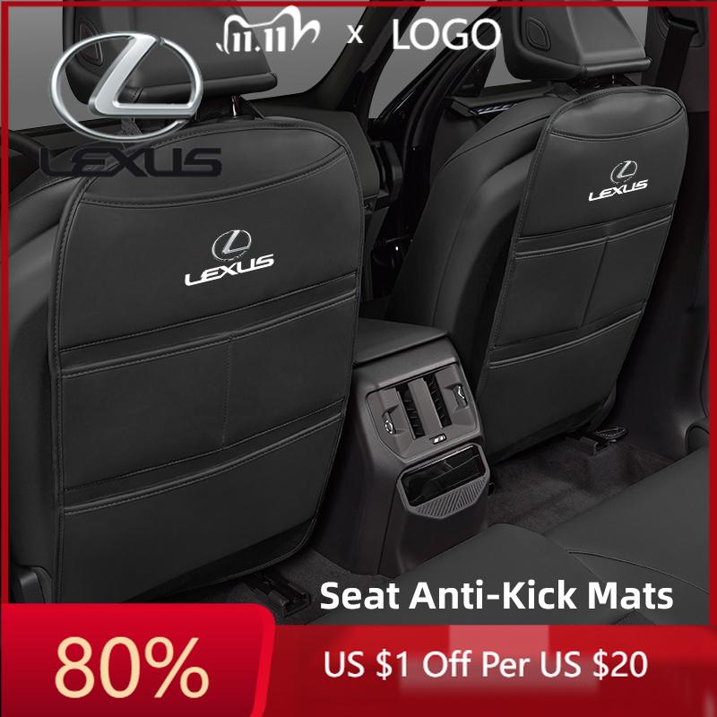 2026 Hot Interior Stickers Car Seat Back Cover Protector Waterproof Leather Anti-Kick Pads For Lexus F SPORT ES RX NX LS UX LM L