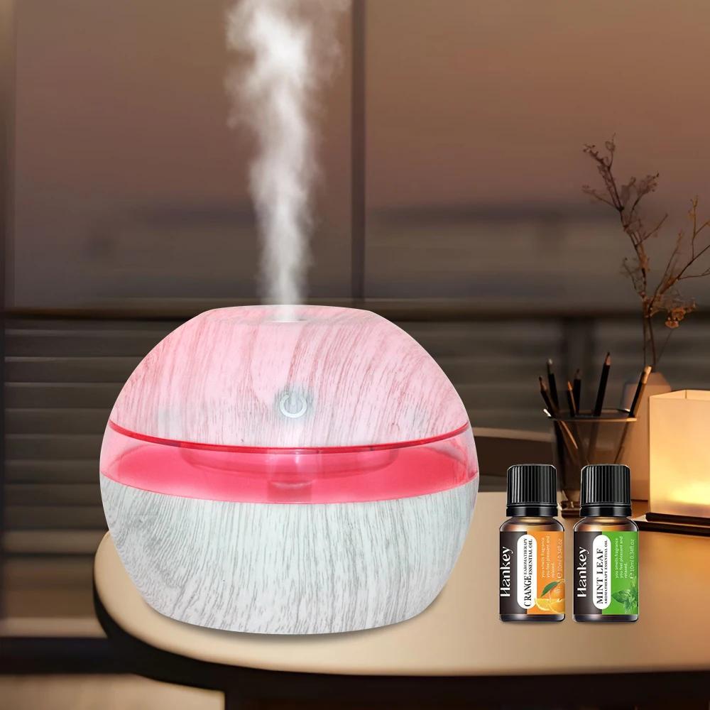 

300ml Cool Mist Humidifier, Essential Oil Diffuser, 7-Color LED Night Light, Quiet Ultrasonic, Touch Button, USB, Home Office 300ml