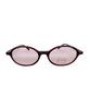 Heonteoaiweeo [Woman] Oval Shape Sunglasses - Pink Htb25