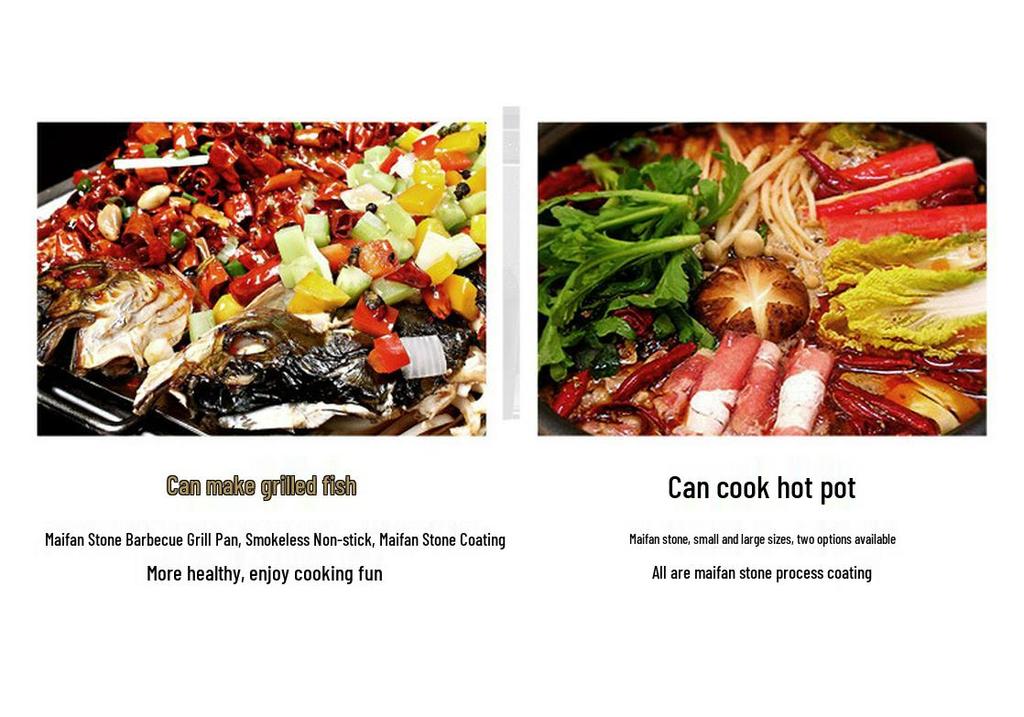 Electric Griddle: Multi-Functional Large Plug-in Grill for Paper-Wrapped Fish & BBQ
