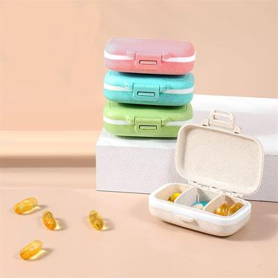 Mini Portable Pills Organizer Case 3 Grids PillBox Tablet Storage Container Weekly Medicine Pill's Box Pill Case Drug Dispense
