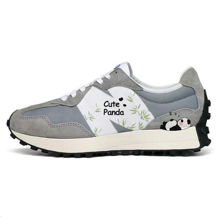

New Balance NB 327 Slip Resistant, Abrasion Resistant, Breathable Low top Running Shoes Unisex Gray White MS327LAB(Team56-) 41.5