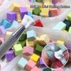 50Pcs/Bag Square Soft Sponges Gradient Nail Art Stamper Tools Color Fade Easy Transfer Stamping 1cm Mini Sponge Nail Art Tools