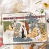 10 pcs Vintage Die-Cut Paper Pack, Non-Stick Journal Decorations, Artistic Collage Materials