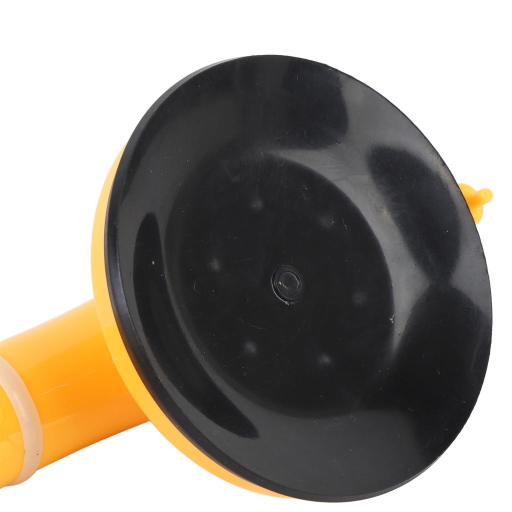 Bath Grab Bar Strong Suction Cup Anti Slip Shower Handle Shower Bar with Luminous Circles for Elderly Yellow 39cm