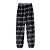 Women's Casual Fashion Print Casual Drawstring Elasticated Waist Pants
