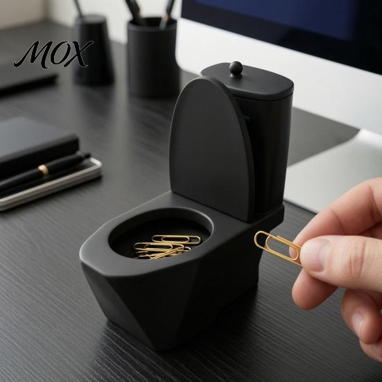Flower Pot for Desk Toilet Shaped Pot, 3D Printed Planter with Storage Humorous Tank, Creative Plant And Bathroom Decor Unique Gardening Gift Friends