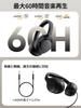 QCY H3 Wireless Bluetooth Audio Compatible 43dB Noise Up To 60 Hours Music Ambient Sound Multipoint Comfortable Dedicated App Bluetooth Black