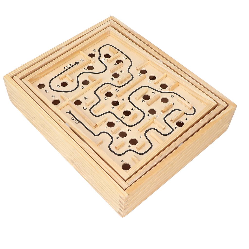 Wooden Puzzle Maze Game Toys Early Educational Learning Toys Party Favor Gift for Boy Girl