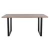Rectangular Dining Table - Home ESPRIT - 160x90x75 Cm - Black Brown - MDF Wood - Iron Frame - Retro Style