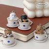 Cute Teacup Mini Puppy AirPod Bag Keychain