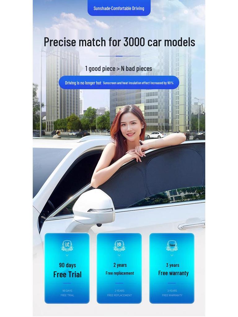 Car Window Sunshade for Ruilan 7/8/9, Maple Leaf 80V: Sun Protection, Heat Insulation, Camping, Privacy, & Light Blocking