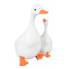 Entenskulptur Simulierte Regenfeste Harz-Enten- und Entkükenstatue für Gartendekor
