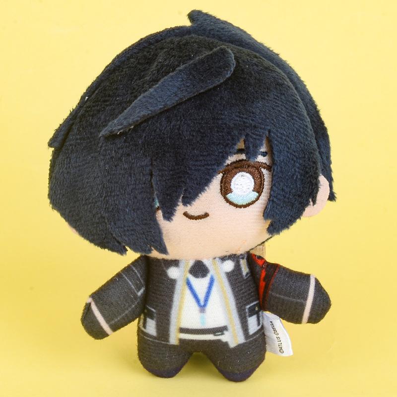 18pcs/lot 10CM Persona Plush Toys Keyring Joker Shiomi Kotone Yuuki Makoto Anime Game Dolls Pendant Keychain Gifts