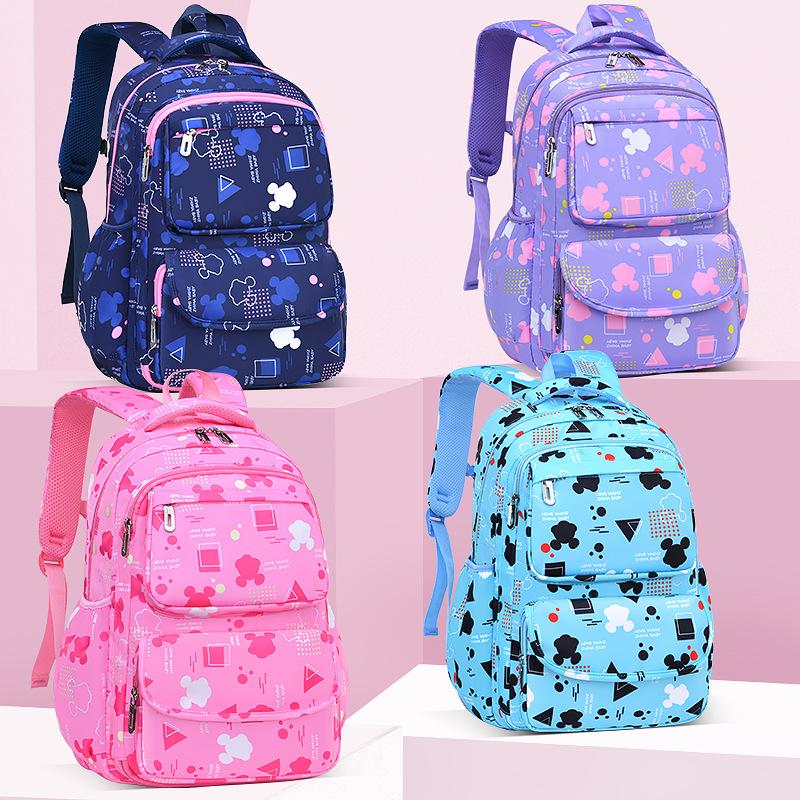 Baby new primary school schoolbag girl sweet lady children's schoolbag side refrigerator student bag