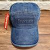 [USED] /All Tags Supreme Embossed Stonewash Camp Cap