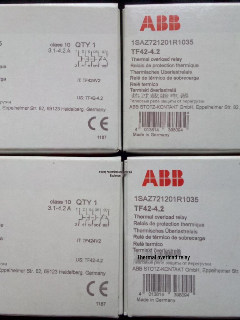 Original ABB TF42 Mehrbereichs-Thermorelais (1,0A - 29A)