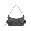 Rivet Point Quad Shoulder Bag Charcoal
