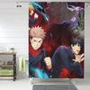 Megumi Besto Friendo Jujutsu Kaisen Sukuna Anime Shower Curtain Bathroom Polyester Waterproof Bath Curtains With Hooks