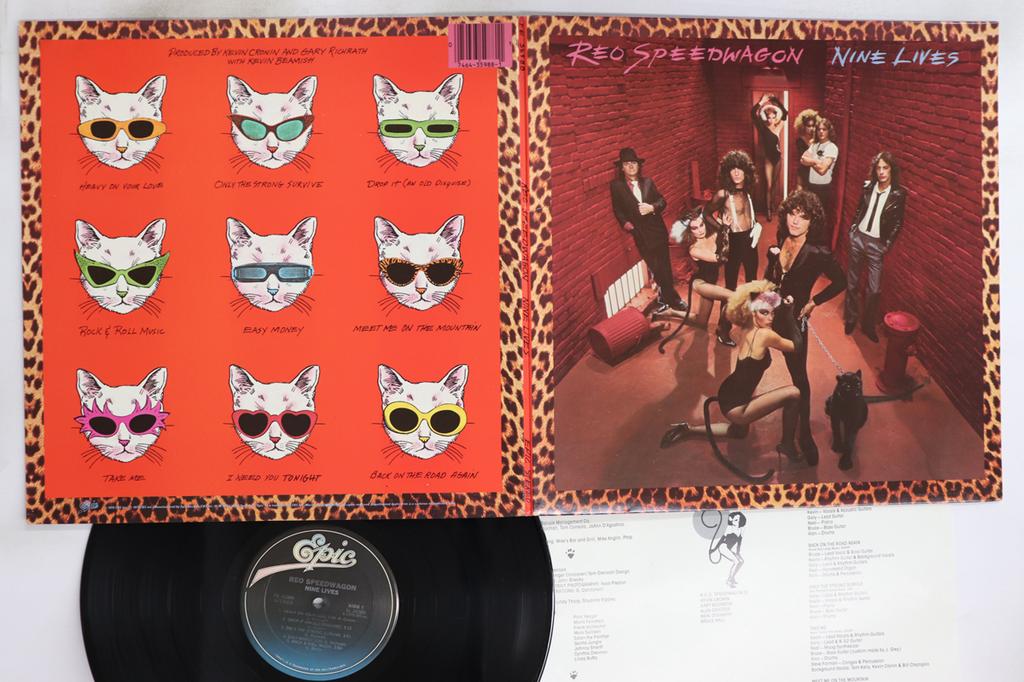 LP Record REO SPEEDWAGON - Nine Lives FE35988 EPIC 1979 US Rock Used