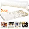 5pcs Gold Dot Table Cloth for Events Disposable Table Cover Ideal Tablecloths for Party Decorations Dining Wedding & Holiday
