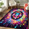 1pc Colorful Lion Print, Design Indoor Area Rug - Soft, Anti-Slip, and Durable Gaming Room Decor for Bedroom