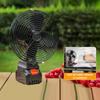 Portable Fan Cordless Lithium Battery Electric Fan Rechargeable Outdoor Desktop Cooling Fan For Philippine 5/10 Cell Batteries
