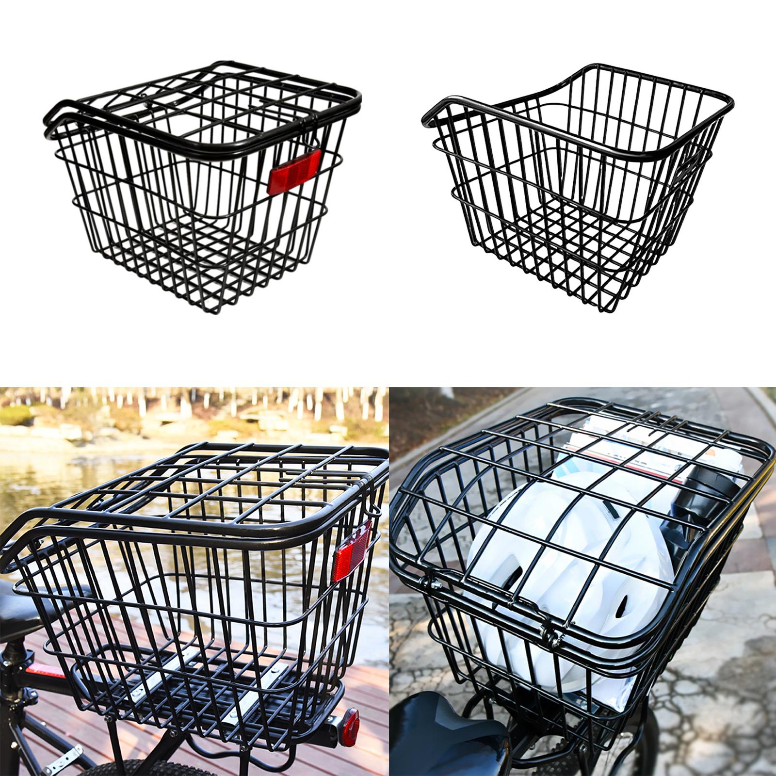 

Back Seat Cargo Carrier Rear Bike Basket for Mountain Bike for Cycling Bikes without Lid