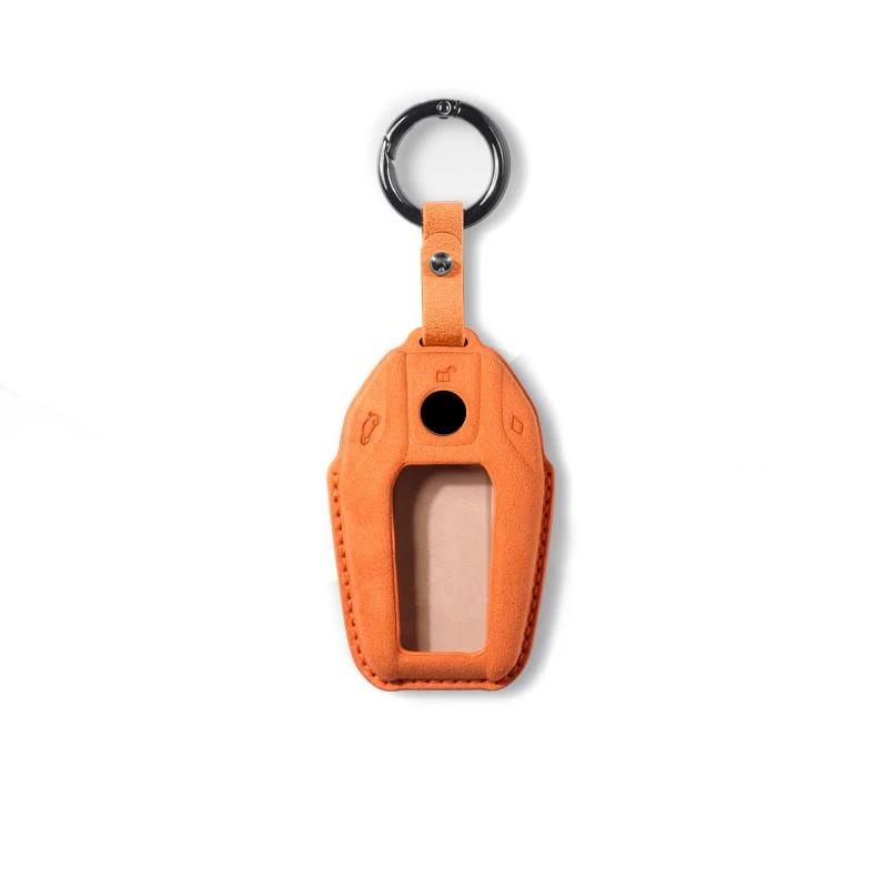 Car Key Case Cover for BMW G30 G32 G11 G12 X1 U11 X3 G01 X4 G02 X5 G05 X7 G07 LCI XM M5X 735i I8 I12 I15 Keychain Accessories